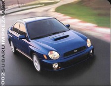 2002 02 Subaru Impreza WRX original  brochure MINT