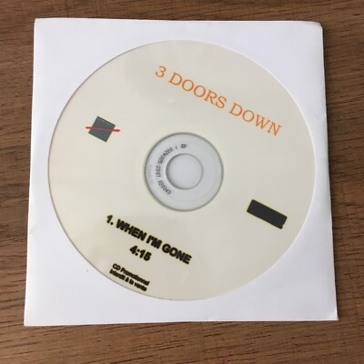 3 DOORS DOWN - WHEN I'M GONE - SELTENE FRANZÖSISCHE PROMO CD!!!!