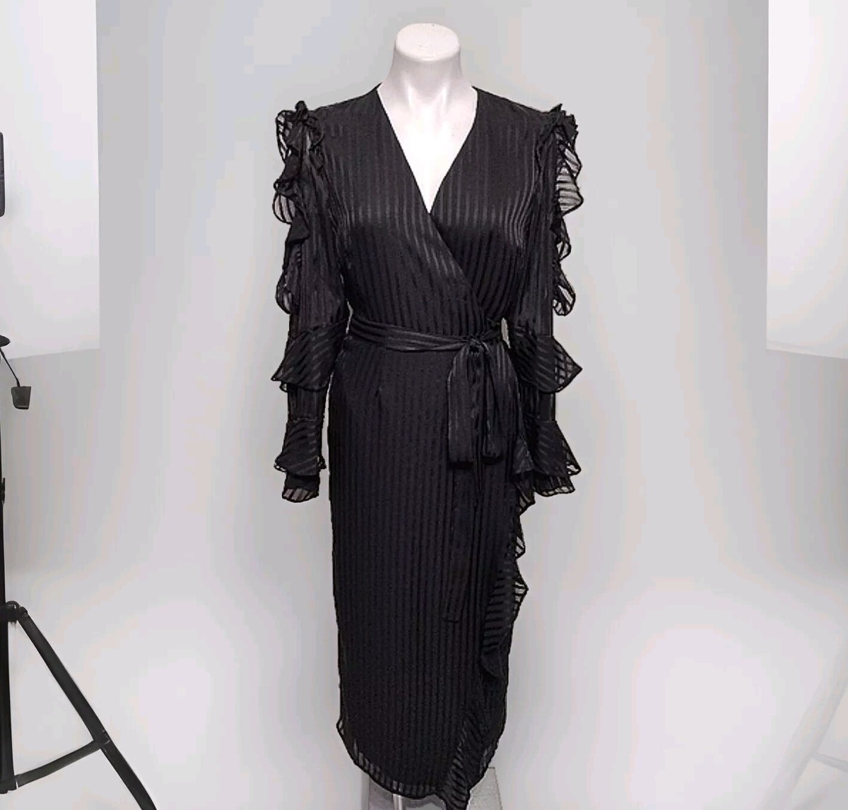 knee length dresses for ladies Misty Wrap Midi Dress main image 0