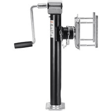 Heavy-Duty Bolt-On Trailer Tongue Jack - 5000 lbs Dynamic Load, 14.3" Lift for V