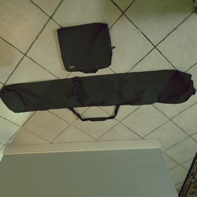 OEM Audi TT TTS A3 S3 Ski Bag  Holder Genuine Part # 8V7.885.215.A + Storage BAG
