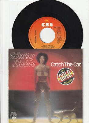 7 '' Single - Cherry Laine - Catch the cat / Come on and sing