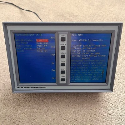 RTW 10800X-PLUS – Moniteur Surround Audio 8 Canaux – Analogique et Numérique - Photo 1/4