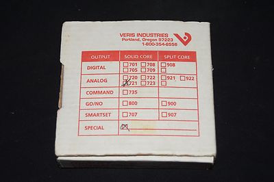   Veris Industries Hawkeye 721 Loop Powered Analog Current Sensor *NEW* 