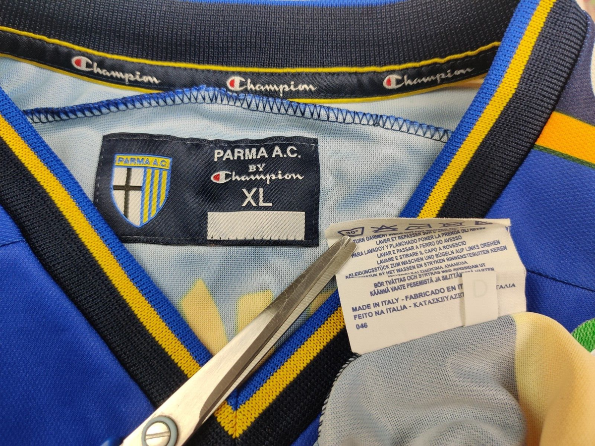 Football shirt soccer FC Parma Home 2002/2003 Champion
