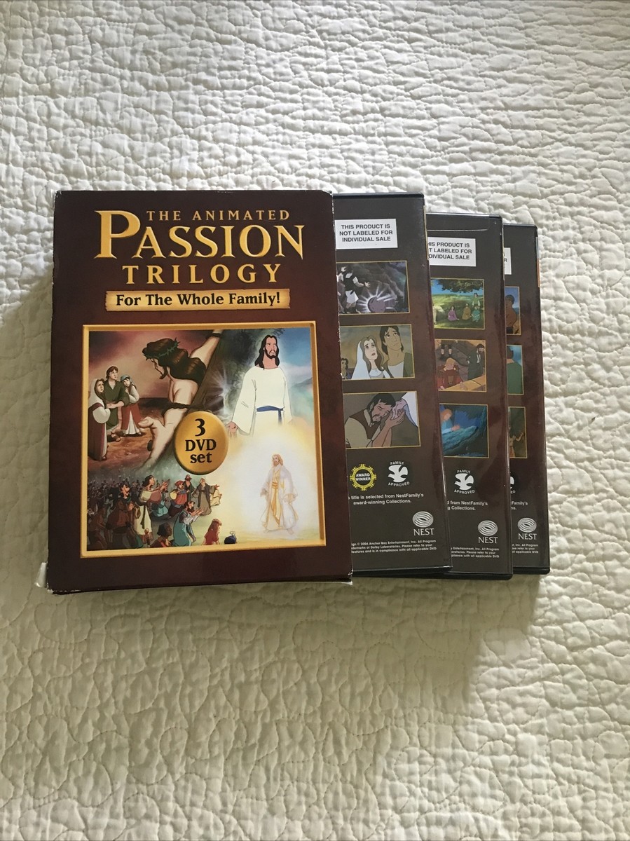 The Animated Passion Trilogy (DVD, 3-Disc Set) For the Whole