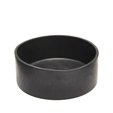 5x Gipsbecher aus Gummi, flache Form, Durchmesser: 165mm