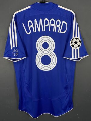 MEN'S FC CHELSEA 2006/2007 LAMPARD #8 UEFA SOCCER FOOTBALL