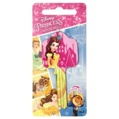 Disney KEY00050C Princess Belle From Beauty & The Beast Uni UL2 6-Pin Key Blank