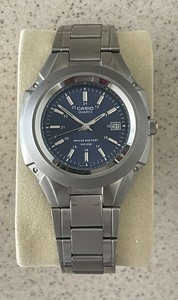 Mens Casio Watch Metal Steel Great Condition WR 50M 10 Year Battery | eBay