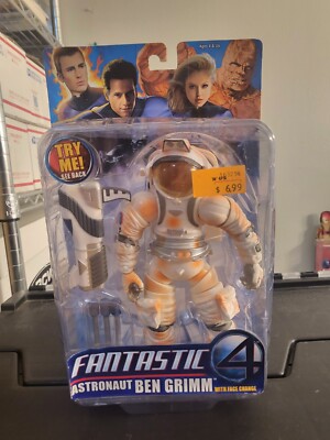 Toy biz Fantastic Four Astronaut Ben Grimm with face change cosmic radiation