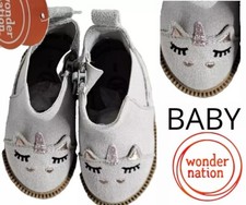 Wonder Nation Baby Girls' Chelsea Critter Unicorn Boots Size 5 12-15 Months New