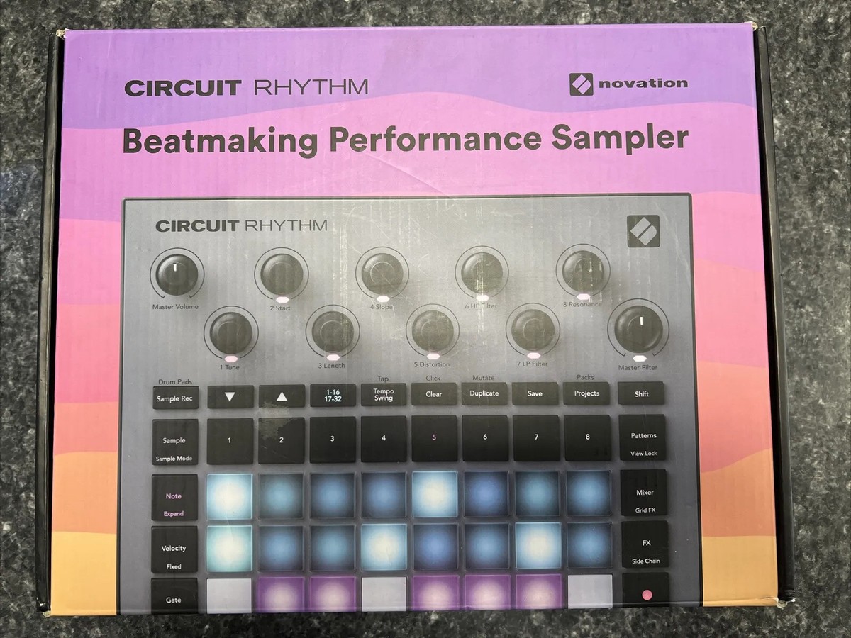 Novation Circuit Rhythm サンプラー Novation Circuit Rhythm Standalone Beatmaking Sampler CABLE