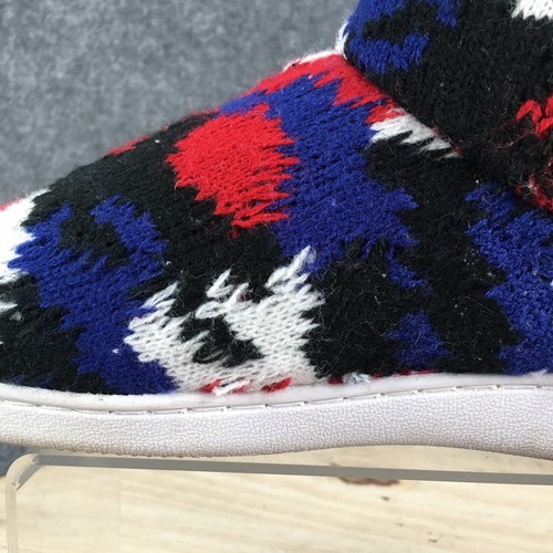 Muk Luks Boots Womens 10 Nella Casual Slip On Ankle Bootie Multicolor Fabric - Picture 5 of 22