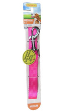 Westminster Pet Ruffin' It Medium Dog Leash 6 Ft stay-clean Pink leash NEW