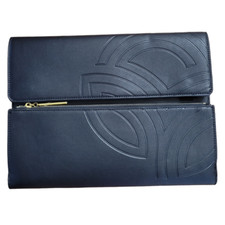 Nature Sunshine Black Embroidered Portfolio