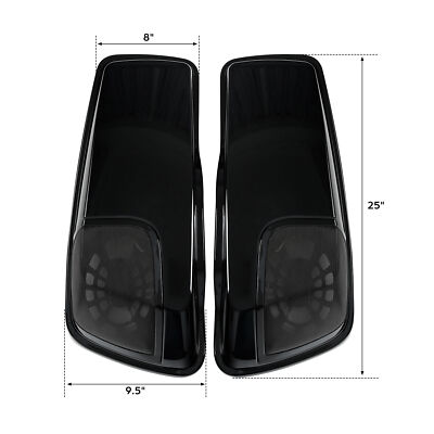 Speaker Cutout Saddlebag Lids – For Harley Touring Electra/Street Glide 2014–2023