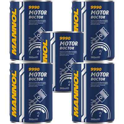 5x300ml Original MANNOL Öl Additiv 9990 Motor Doctor Oil Additive