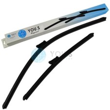 2 YOU.S Scheibenwischer Wischerblätter Wischer VORNE für SKODA RAPID / Spaceback