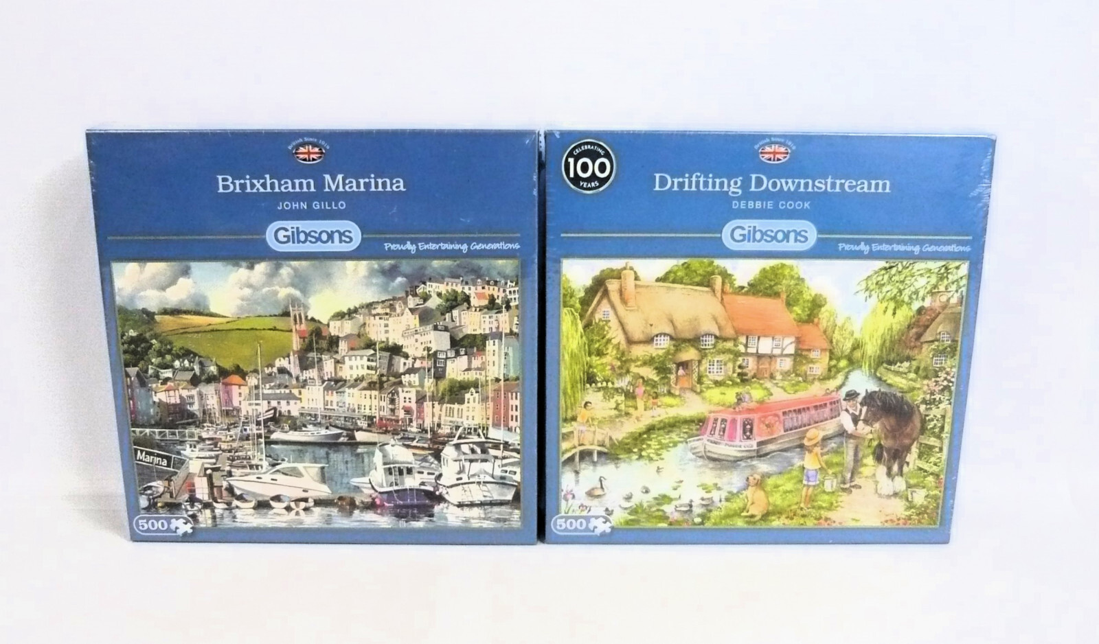 2x NEW Sealed Gibsons 500 Piece Jigsaws eBay