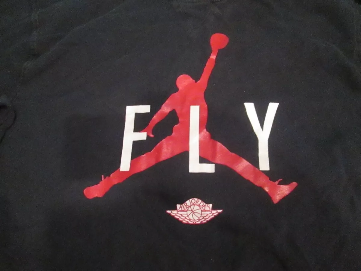 Vintage Michael Jordan Air Logo Shirt Long Sleeve Loose Fit Made