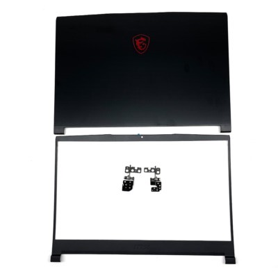 Back Cover+Bezel+Hinges For MSI GF63 GF63VR 8RC 8RD MS-16R1 16R3 3076R1A211HG US