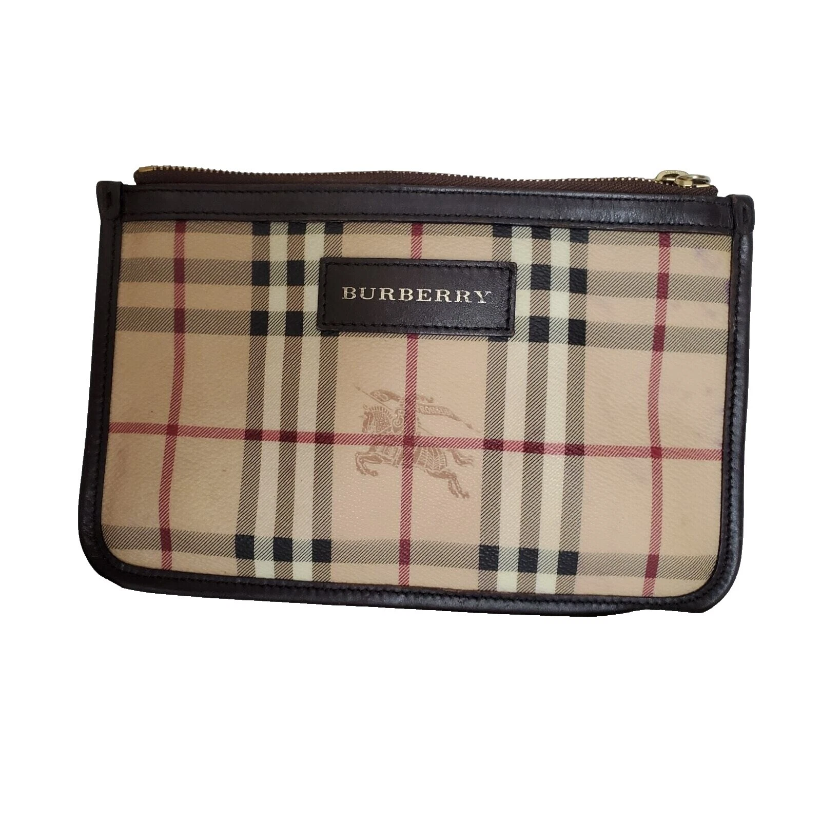 Bolsos y estuches de maquillaje de cuero Burberry