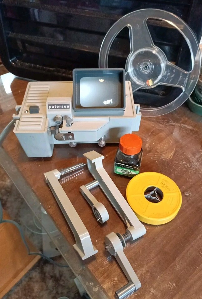 PATERSON 8mm Cine Editor in Original Box MADE IN ENGLAND FOR R. F