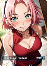 MTG - Sakashima's Student - Fan Art Fullart Style - EDH / Playtest