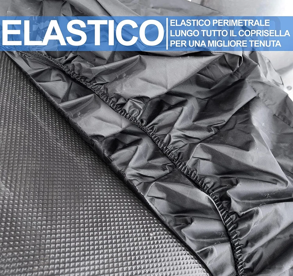 TELO COPRI SELLA MOTO SCOOTER UNIVERSALE IMPERMEABILE VARIE MISURE - Imagen 3 de 4