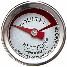 Charcoal Companion Volaille Bouton Réutilisable Thermomètre