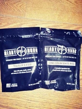  Ready Hour Emergency Food Supply traveler's stew & white rice 