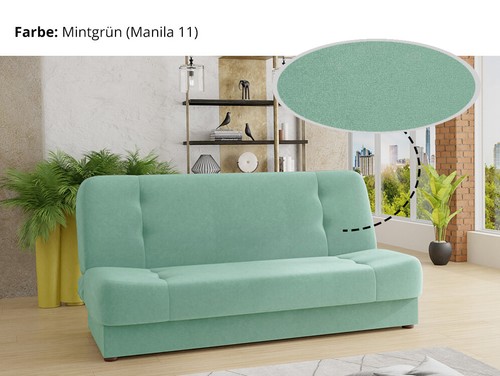 Schlafcouch SENA mit Schlaffunktion - Bettsofa mit Bettkasten, Schlafsofa, Sofa - Bild 10 von 15