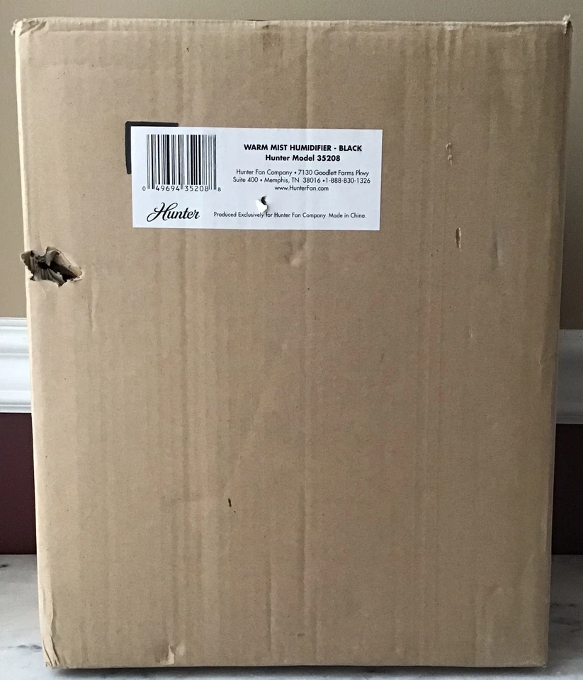 Hunter Warm Mist Humidifier Model Number 35208, New In Box - Image 2 of 4