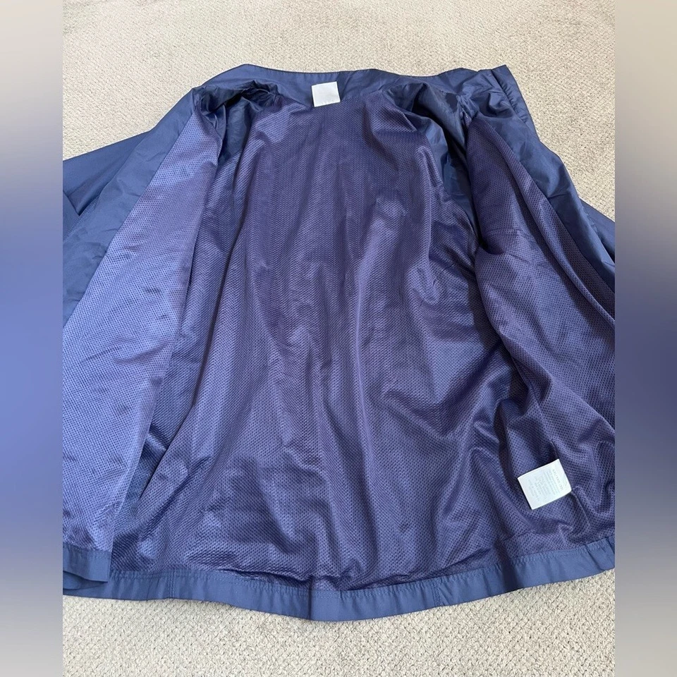 Cortavientos para mujer Danskin Now XXL azul marino cremallera completa forrada de malla Foto 4 de 4