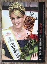 11678 Fabienne Kropf Miss Bern 2005 Autogrammkarte original signiert