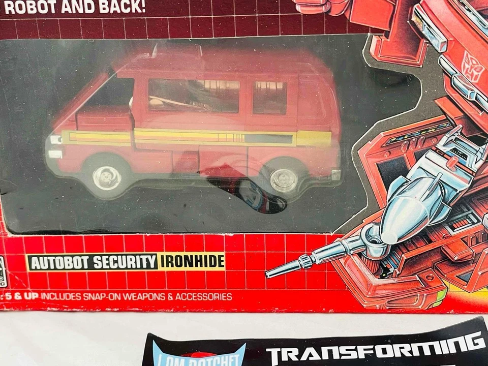 Transformers Original G1 1990s Chinese Reissue Ironhide MOSC MIB - Image 2 of 4