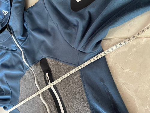 ORTOVOX MERINO INSIDE HOODY FULL ZIP BLUE FLEECE JACKET WOOL MENS SIZE M - Picture 15 of 17