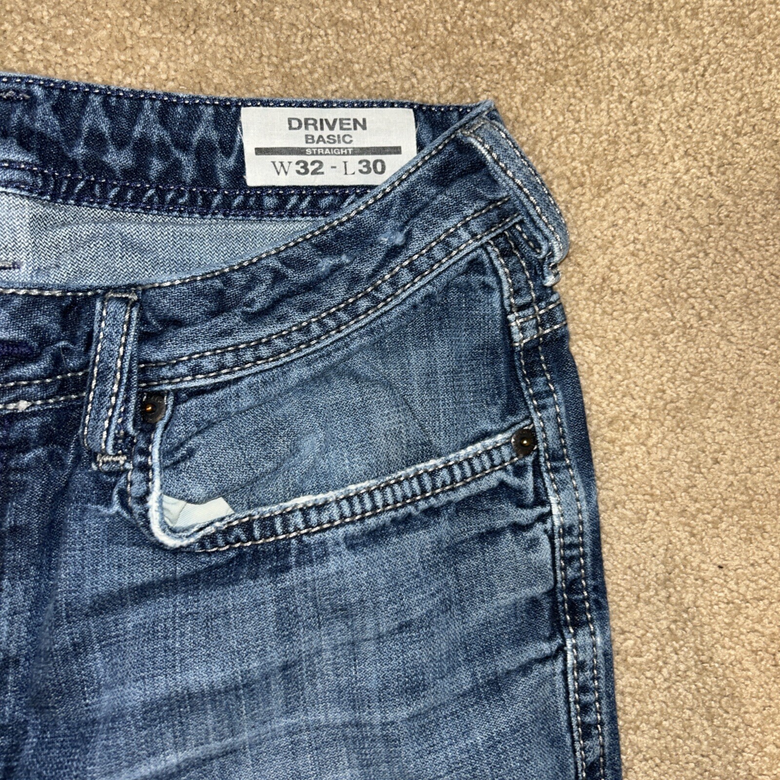 Buffalo David Bitton Driven Basic Straight Cotton… - image 8