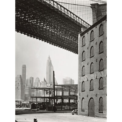 Abbott New York Brooklyn Bridge New Dock Straßen Stadtbild extra großes Poster