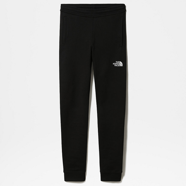 north face junior joggers black