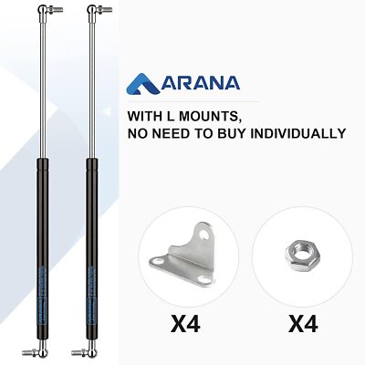RWB 24 Inch Gas Struts – 60 Lbs Lift Supports for RV Bed