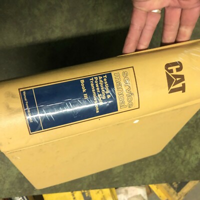 CAT CATERPILLAR POWER SHIFT TEST TRANSMISSION  SERVICE MANUAL BOOK III TRUCK 11S