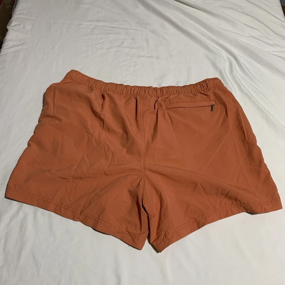 Caribbean Swimwear Size Medium Coral Men's Swim Trunks Shorts - Image 3 of 4
