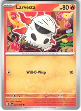 Larvesta 028/159 Journey Together JTG NM Pokemon Card TCG