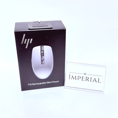HP 710 Rechargeable Wireless Mouse Quiet Bluetooth Silver