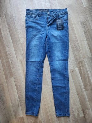 Vera Moda Tanya W:M L: 30 Damen Jeans  dunkel Blau Stretch