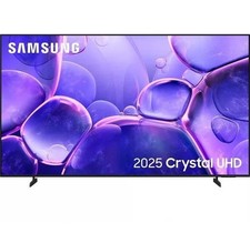 SAMSUNGF 65" Crystal UHD 4K HDR Smart TV 2025 - UE65U8000F - REFURB-A