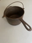 Vtg Griswold Cast Iron Deep Fat Fryer 1003 Small Block Logo