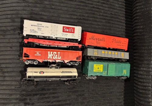 Mini Freight Trains Lot Swift Refrigerator Tyco, Mantua Lot Of 7 | eBay